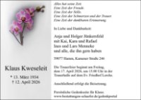 eine Anzeige