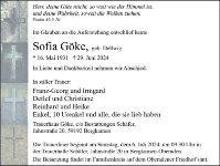 eine Anzeige